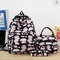 New Fashion Cartoon Backpack Large Capacity Three Piece Set for Primary and Secondary School Students
