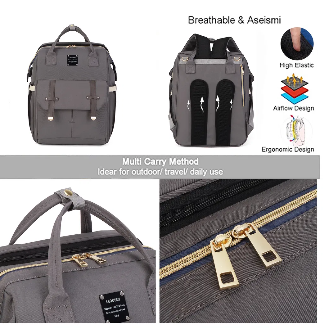 Mommy Bag New Folding Bed Multi Functional Double Shoulder Mom Backpack