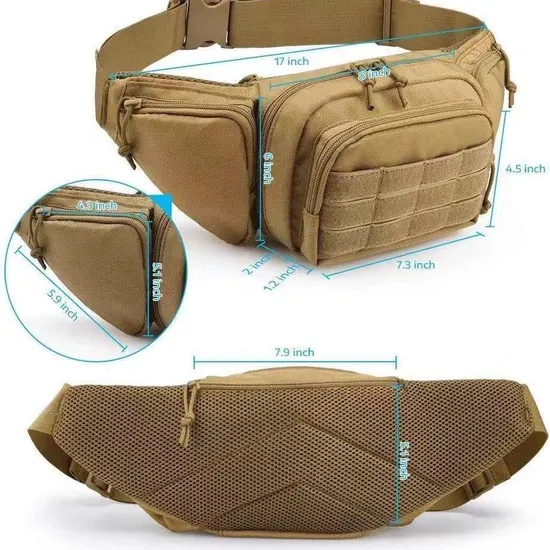 Outdoor Mountaineering Tactical Waist Bag Sports Multi Functional Kit