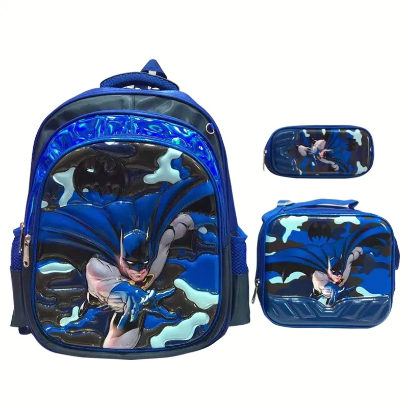 New 3piece Set Children&prime;s Trolley Backpack for Primary School Students