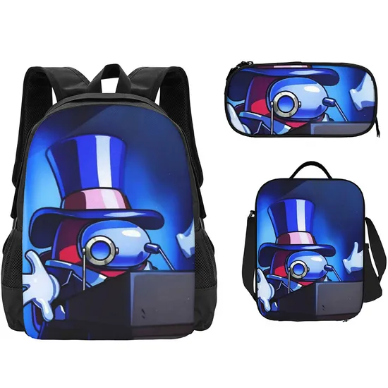 Factory Customized Backpack Three Piece Set Game Peripheral Backpack Pencil Case Shoulder Bag