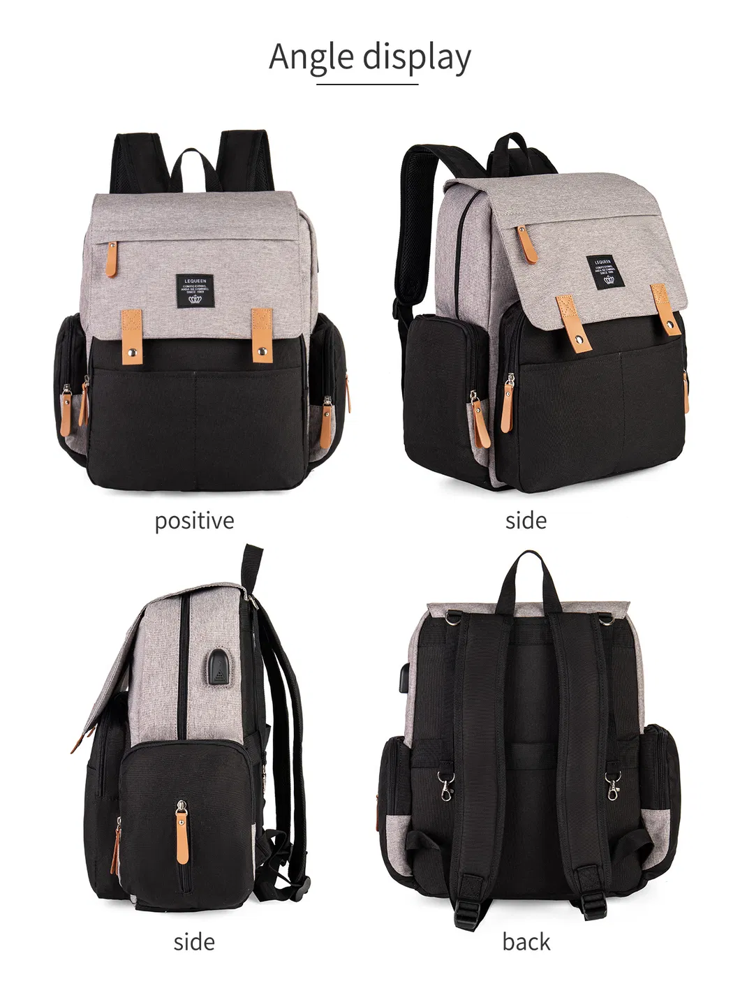 Mommy Bag Large Capacity Baby Bag Multi Functional Travel Diaper Backpack