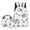 New Casual Backpack Three Piece Set with Large Capacity Student Backpack