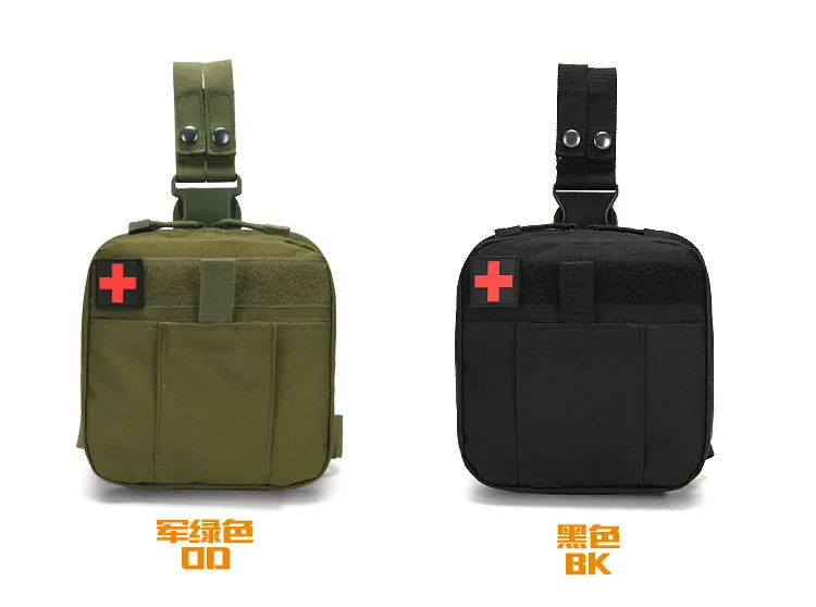 Tactical Leg Medical Kit Multifunctional First Aid Kit Waist Bag Outdoor Molle Accessory Bag