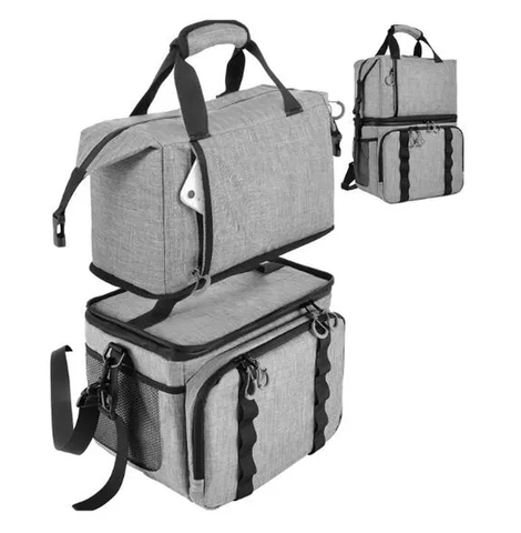 Waterproof 600d Polyester Soft Cooler Bag Backpack Fabric Leakproof
