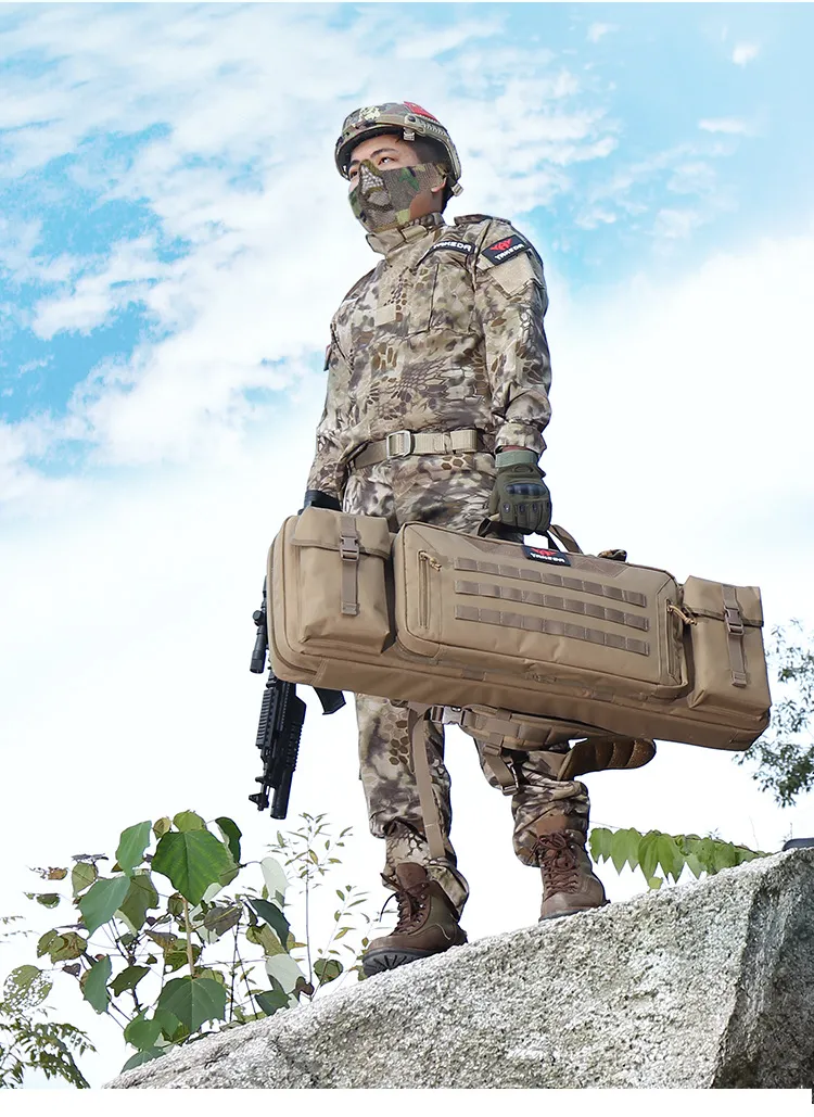 Factory Customized Outdoor Camouflage Tactical Gun Bag Handbag