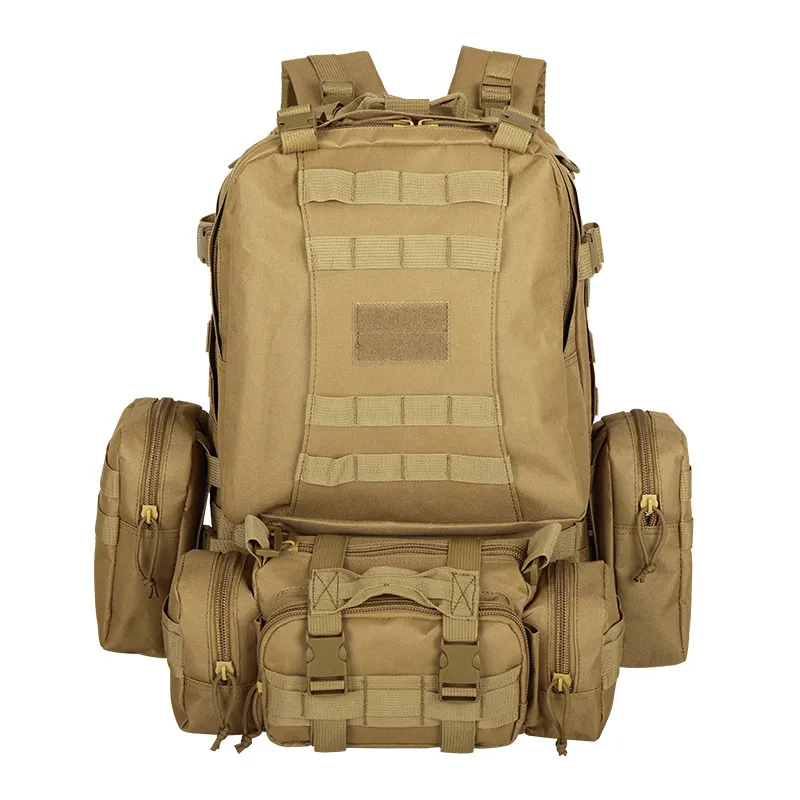 Factory Customized Camouflage Molle Functional Tactical Bag for Outdoor Mountaineering Sports Backpack