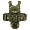 Multi Functional Fully Protective Tactical Molle Metal Buckle Quick Release Outdoor Camouflage Tactical Vest Bag