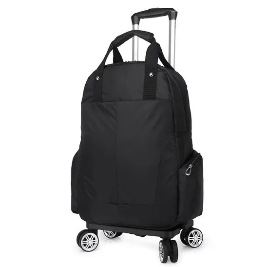 Travel Laptop Backpacks with Wheels Men School Backpack Trolley Business Backpack Suitcase for Travel