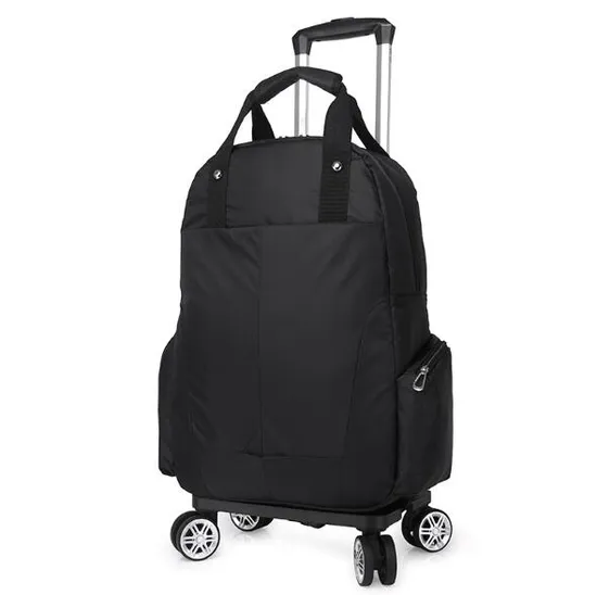 Travel Laptop Backpacks with Wheels Men School Backpack Trolley Business Backpack Suitcase for Travel