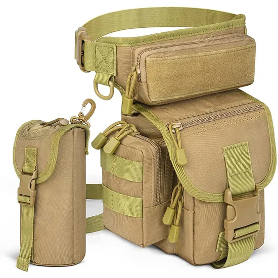 Outdoor Tactical Leg Waist Bag Multifunctional Cycling Waterproof Hanging Bag