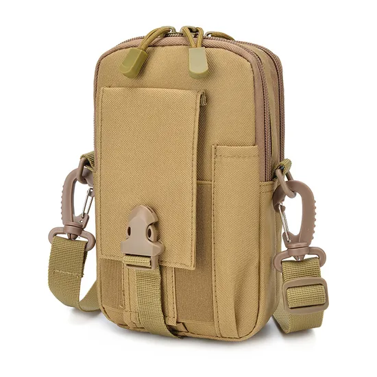 Outdoor Sports Hanging 7-Inch Belt Mountaineering Waist Bag Mobile Phone One Shoulder Tactical Crossbody Bag