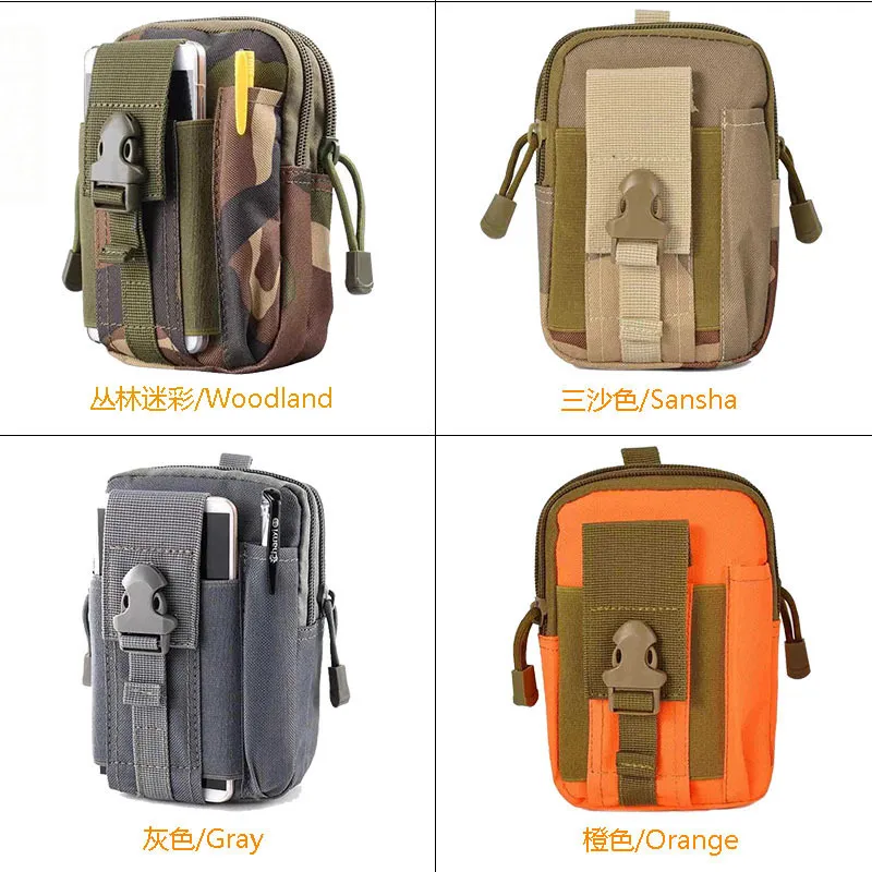 Waist Bag Running Tactics Outdoor Sports Phone Oxford Camo Mountaineering Cycling Waist Bag