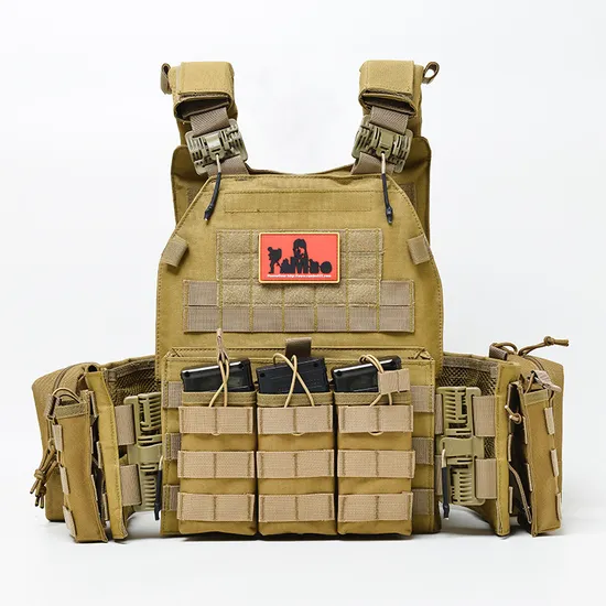 Outdoor Sports Multi Functional Nylon Tactical Quick Release Vest Shooting Camo Training Clothes