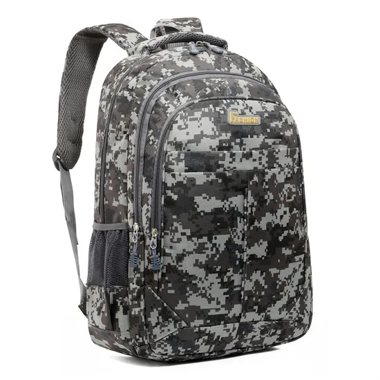 Camouflage Backpack Training Backpack Oxford Cloth Lightweight Waterproof Travel Backpack