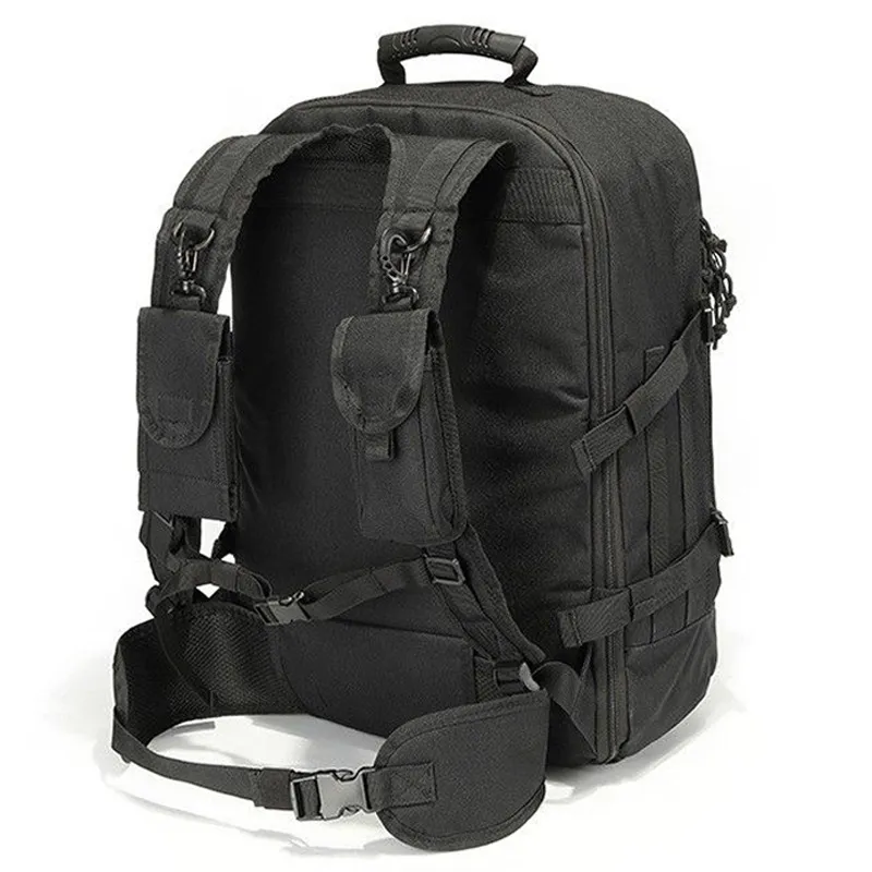 Molle Tactical Backpack 45L Large Capacity Expandable Waterproof and Durable Outdoor Sports Backpack