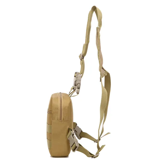 New Mens Multifunctional Chest Bag Tactical Anti-Theft Trendy Hip-Hop Bag