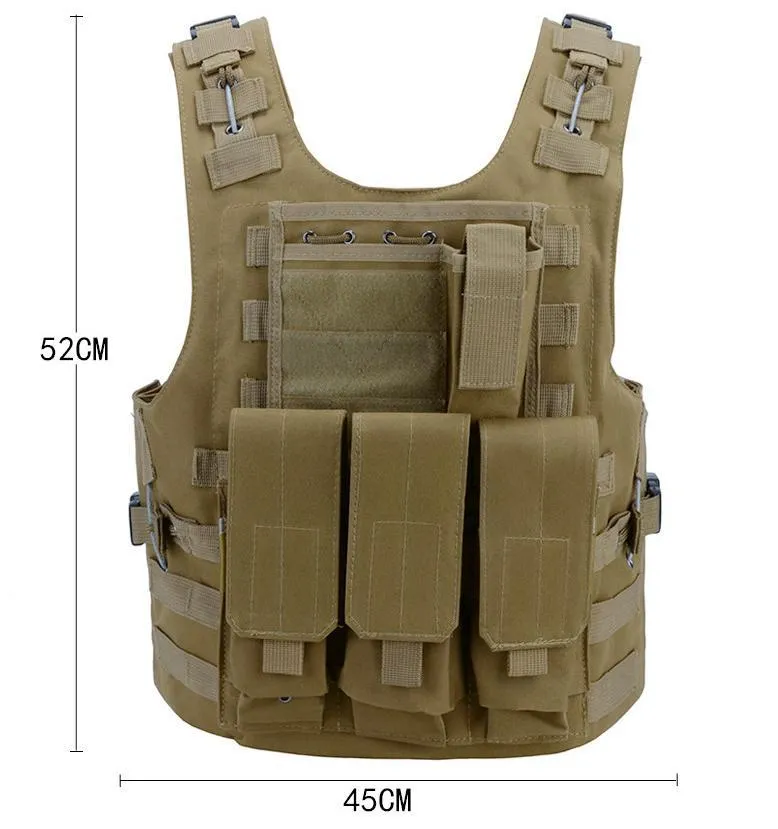 Jungle Field Equipment Training Safety Vest Multi Functional Camo Outdoor Quick Dismantling Tactical Vest