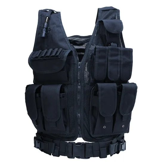 Summer Training Lightweight Multifunctional Outdoor Camouflage Triple Pocket Tactical Vest