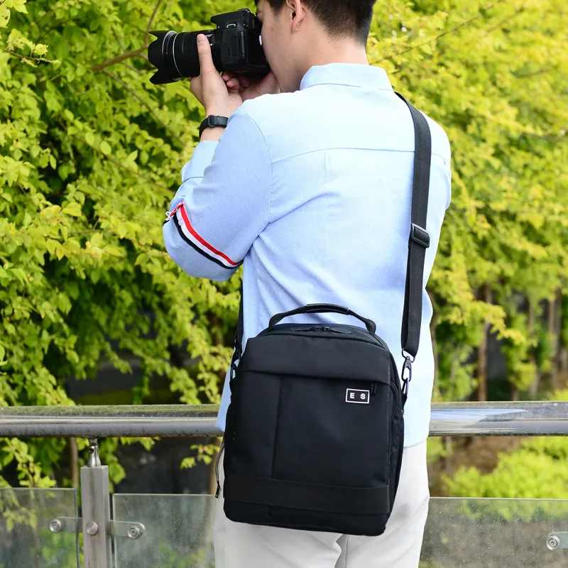 SLR Camera Bag Shoulder Photography Digital Backpack Multi-Purpose Design for Both Single and Dual Use