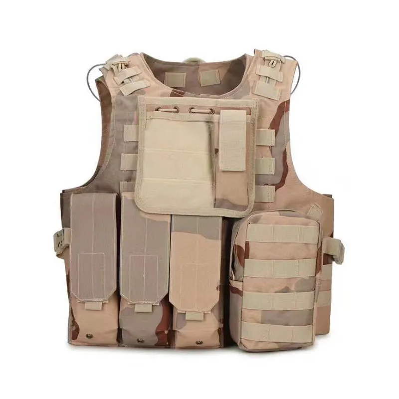 Manufacturer Supply of Camouflage Vest Comfortable Convenient Waterproof Tactical Vest