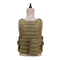 Training Lightweight and Multifunctional Outdoor Camouflage Triple Pocket Tactical Vest with Quick Detachable Vest