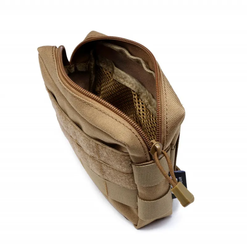 600d Outdoor EDC Toolkit Molle Camouflage Waist Bag Multifunctional Phone Bag