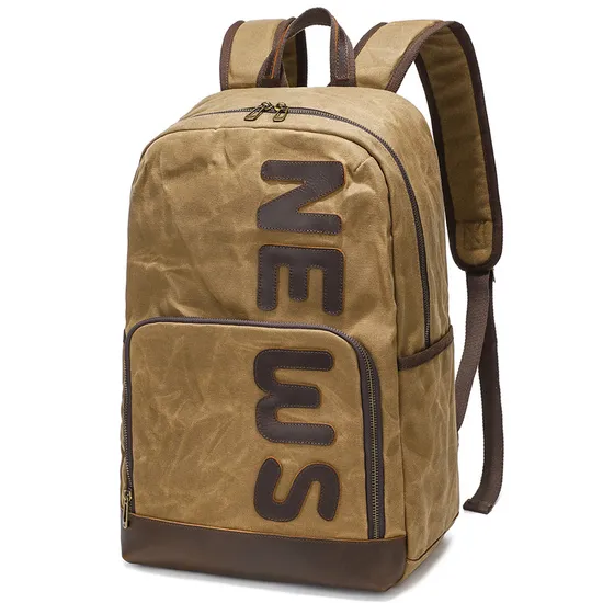Men Backpack Multifunctional Large Capacity Casual Backpack Retro Canvas Backpack