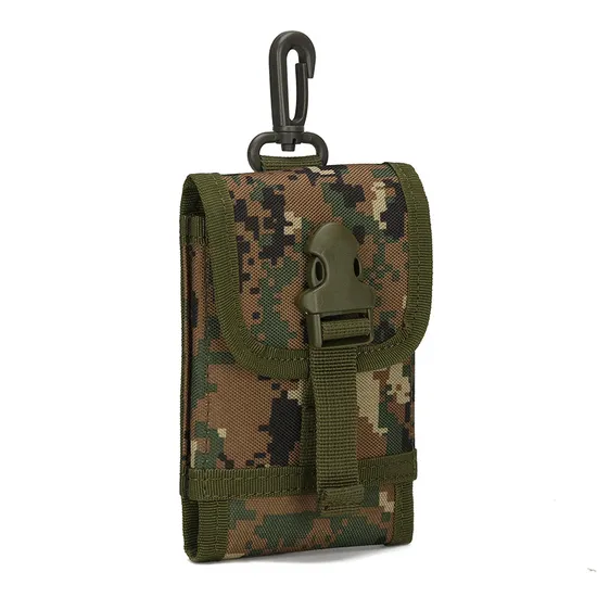 Outdoor Mobile Phone Bag Tactical Camouflage Toolkit Accessories Hanging Bag Molle Bag