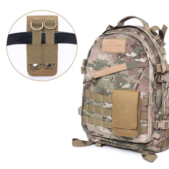 6-Inch Mobile Phone Bag with Multifunctional Accessories Waist Bag Outdoor Leisure Tactical Crossbody Bag