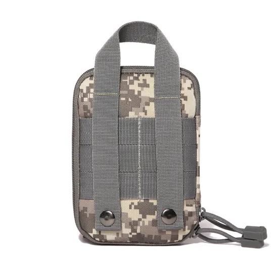 Molle Accessory Bag, Camouflage Waist Bag EDC Toolkit Medical Emergency Kit