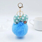 Pink Puff Keychain POM Mickey Head Keychain Pompom Tassel Keychain Pink