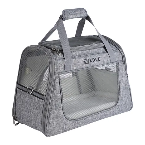 2024 Multifunctional Pet Backpack Carrier Smooth Spinning Wheels Portable Trolley Bag