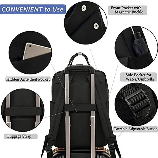 Wholesale Women Teacher Backpack Nurse Bags Anti Theft Notebook Waterproof Travel Bag