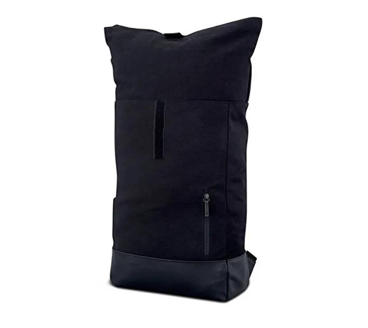 Water-Repellant Durable Vintage Flexible Black Canvas Backpack