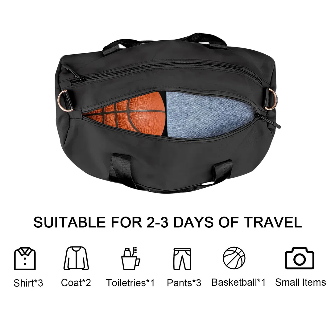 Travel Bag Outdoor Sports Luggage Waterproof Custom Print Duffel Oxford Gym Bag