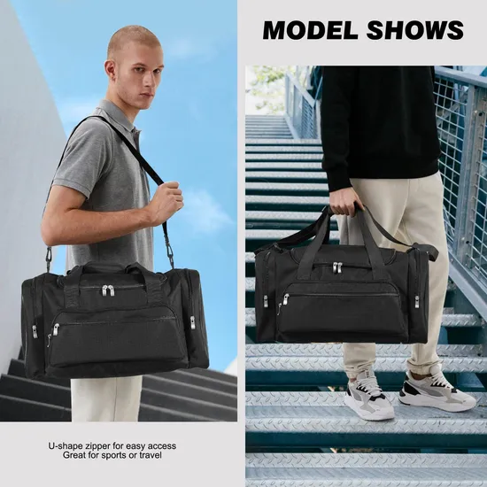 Custom Print Logo Travel Bag Outdoor Sports Waterproof Duffel Oxford Gym Bags