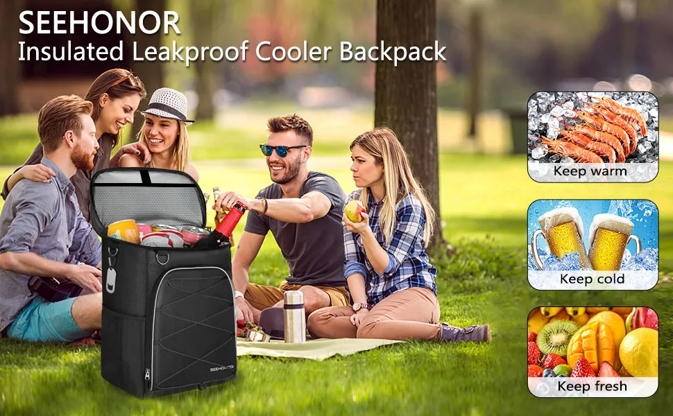 Custom Stylish Outdoors Insulated Cooler Backpack Cooler Bag