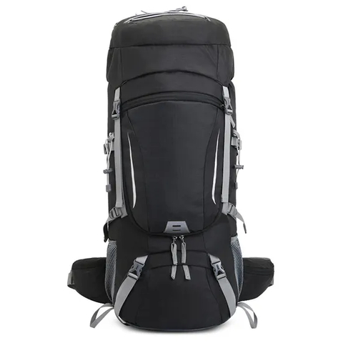 Factory Custom New 60L Hiking Bag Waterproof Backpack with Rain Cover Reflective