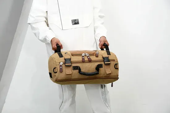 Factory Custom Canvas Bag Hot Sale Hiking Backpack 60L OEM Muntain Backpack