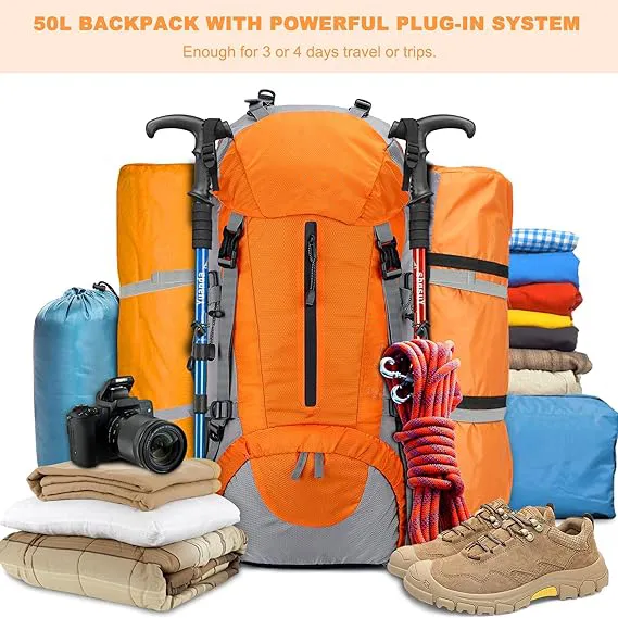 OEM Custom High Quality Waterproof Outdoor Multifunction Camping Backpack for Travelling Hiking Backpack Camping Bag