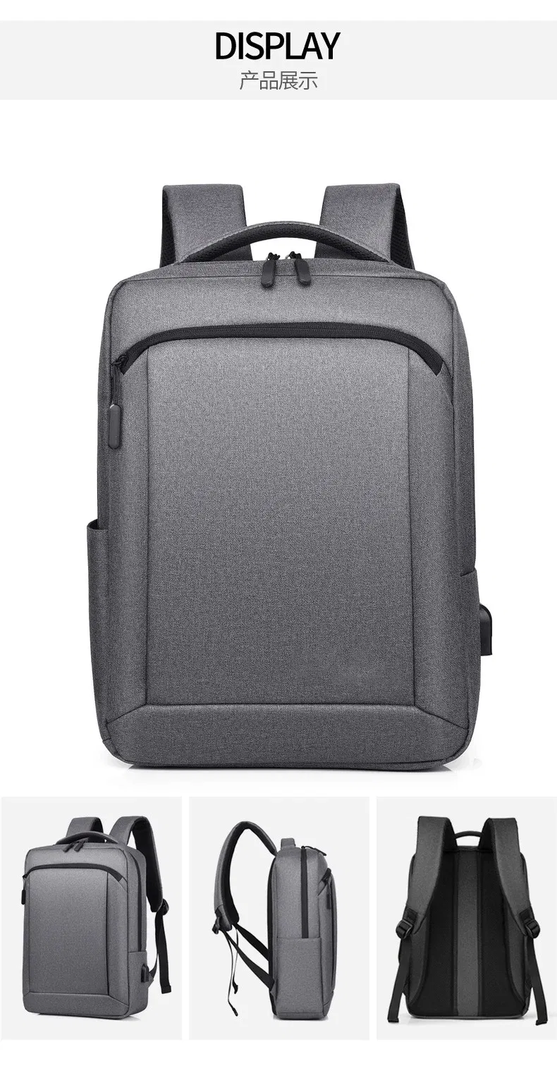Wholesale Custom Logo Leisure Men Women Laptop Backpack with USB Charging Port