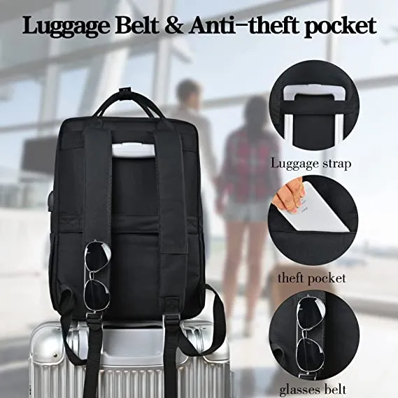 High-Quality Anti Theft Rucksack USB Laptop Students Durable Travel Work School College Bookbags Backpack Men Women