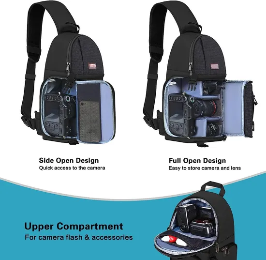 Factory Customized Shoulder Camera Bag Waterproof Multifunctional Photography SLR Camera Bag