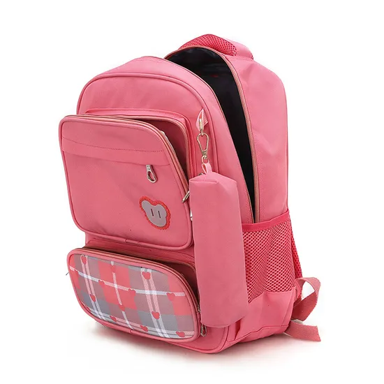 Cartoon Elementary School Student Backpack Customized Nylon Backpack for Grades 3-6