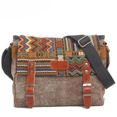 Ethnic Style DSLR Camera Bag Disassembly Inner Tank Photography Crossbody Bag Micro Monocular Cross Bag Drone Small Square Bag