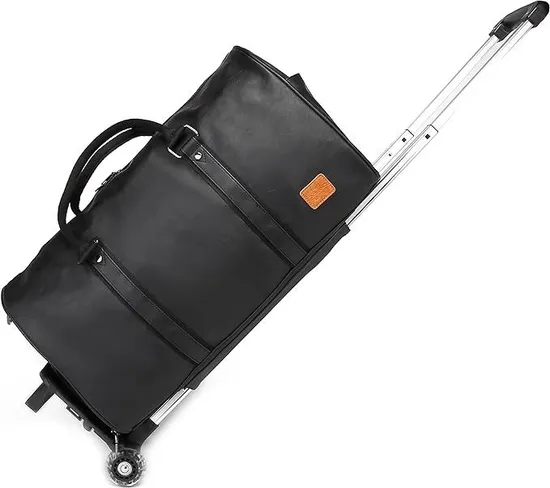 Travel Suit Bag with Wheels Luggage Clothing Storage Detachable Pull Rod Travel Clothing Bag