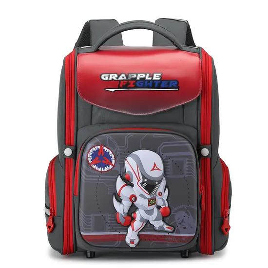New Load Reducing Cartoon Student Backpack with Large Capacity Lightweight Backpack
