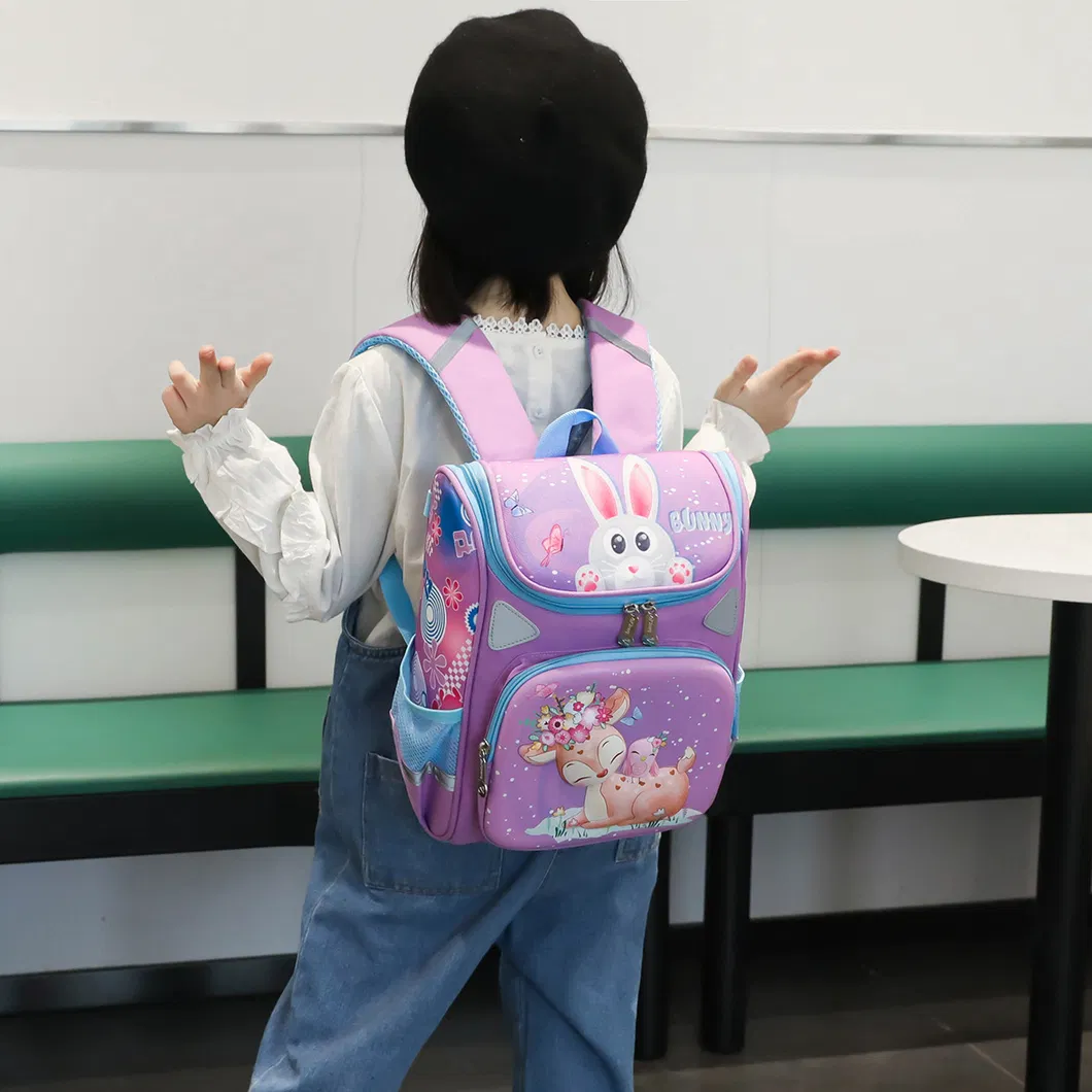 2023 New Load Reduction Kindergarten School Backpack Spine Protection Primary School Student Backpack