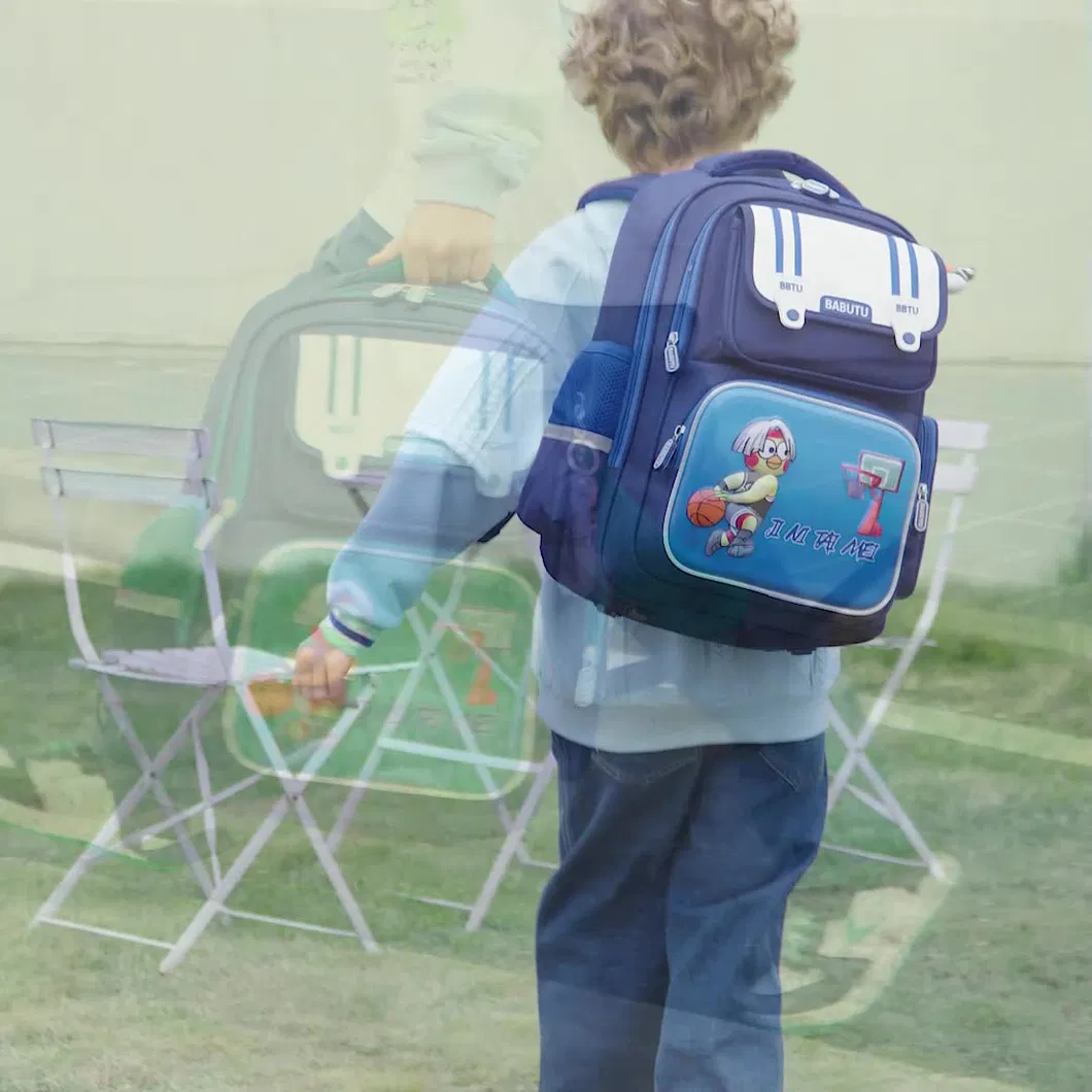 Primary School Students Girls and Boys New 2024 Load Reduction and Spine Protection Children&prime;s Backpack